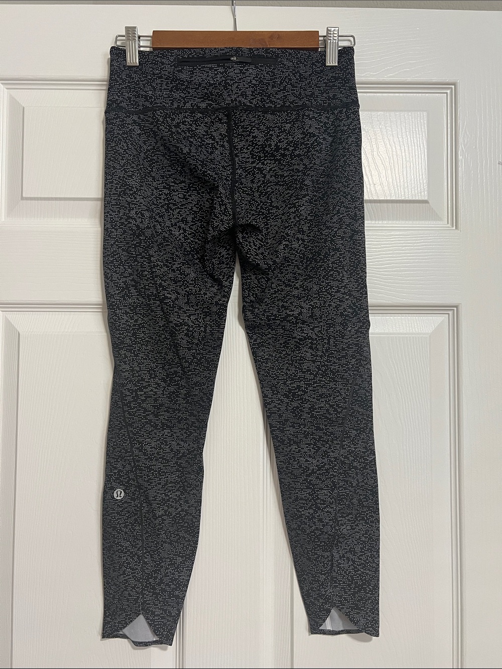 Lululemon Girls' Black Heathered Performance Leggings